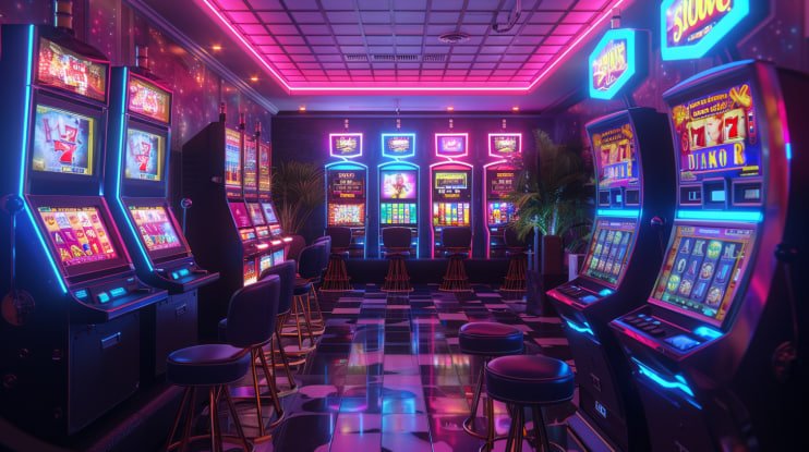 Slot game reels spinning on bonus game mobile interface for Philippines players